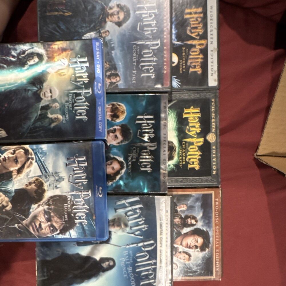 Harry  Potter DVD Movie Lot Widescreen/Full Screen 2-Disc Special Ed Digital
